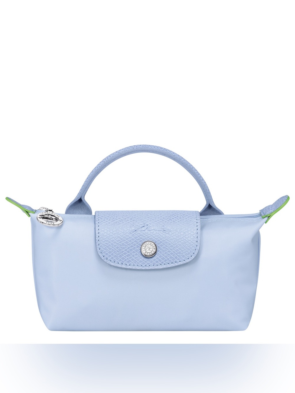 Longchamp Le Pliage Extra Small Pouch with Handle Shoulder Bag in Sky Blue